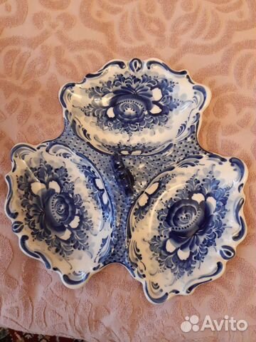 Менажница гжель