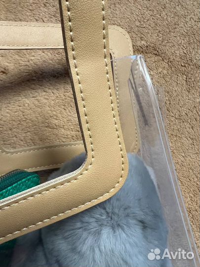 Прозрачная пластиковая сумка Сефора