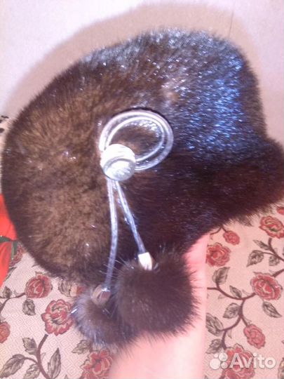 Норковая шапка новая