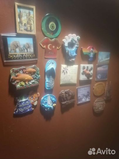 Магниты на холодильник из разных стран