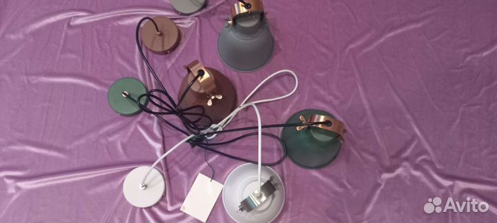 Светильник подвесной лофт ассортимент цвета