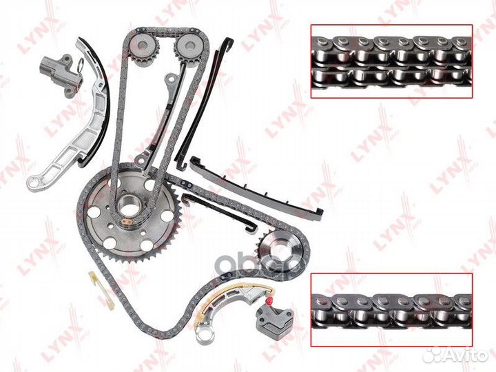Комплект цепи грм TK0081 lynxauto