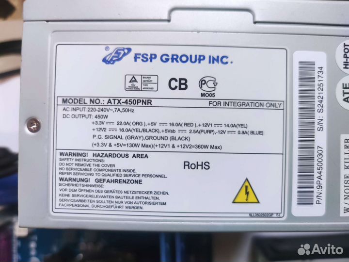 Материнская плата 1155 с проц. intel core i3/i5/i7