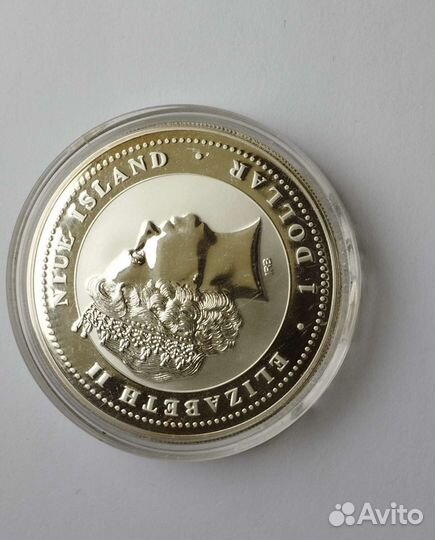 Серебряная монета Ниуэ 1 доллар 