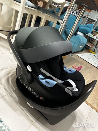 Автолюлька cybex aton m i-size с базой isofix