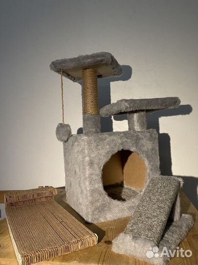 Домик для кошки с когтеточкой бу