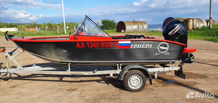 Триера 460 fish-pro + Mercury 60