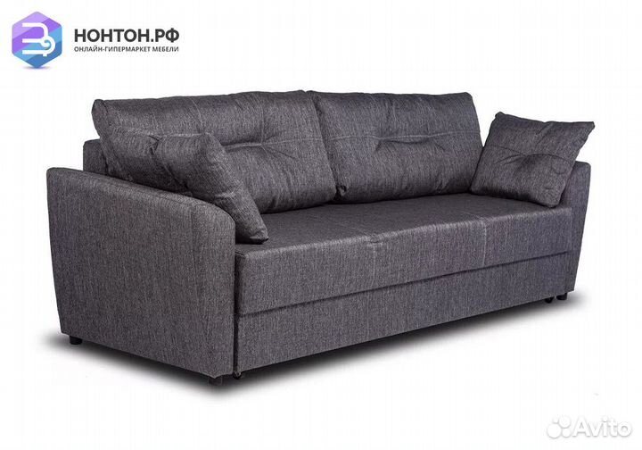 Диван еврокнижка Мюнхен темно-серый