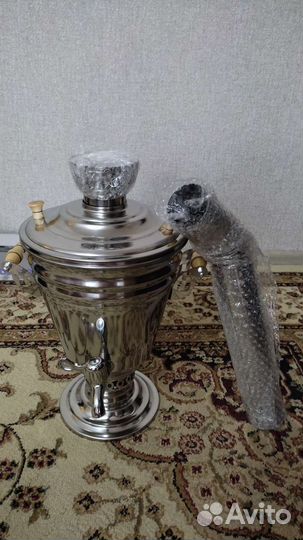 Самовар на дровах новый 5 литровый