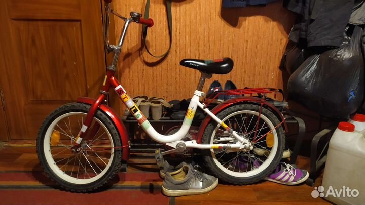 Детский велосипед бу 16