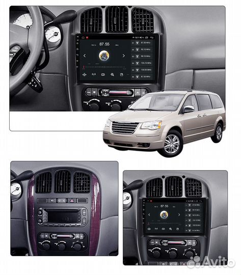 Магнитола Dodge Caravan 2000-2007 Android