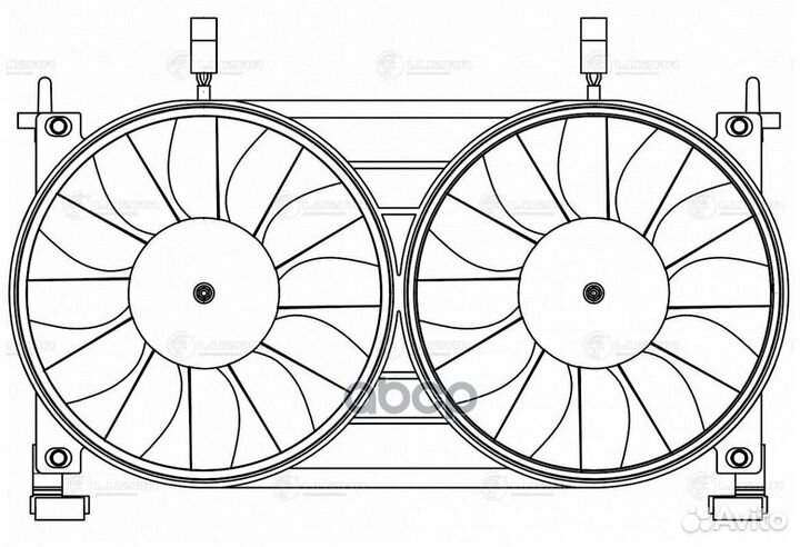 Вентилятор радиатора LADA 21213-214 Нива (2 вен