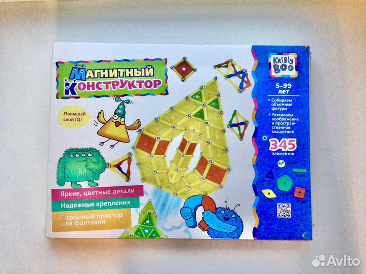 Магнитный конструктор Kribly Boo