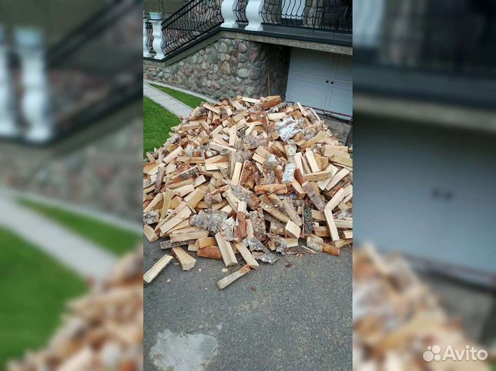 Дрова березовые. Колотые