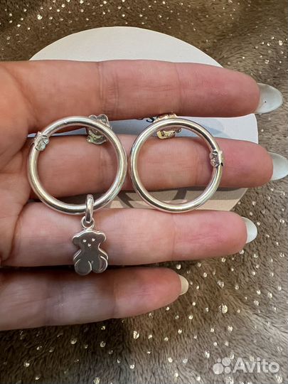 Серьги tous оригинал