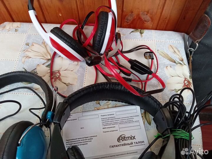 Наушники проводные