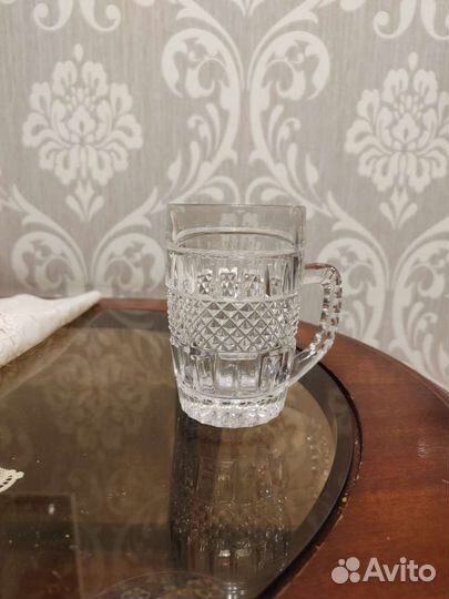 Кружка хрустальная