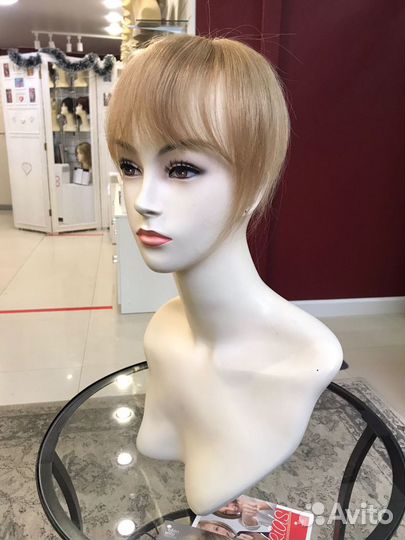 Накладка-чёлка из натуральных волос