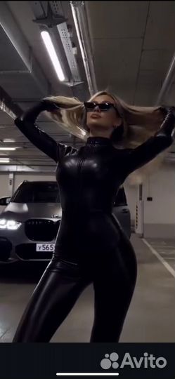 Кожаный комбинезон