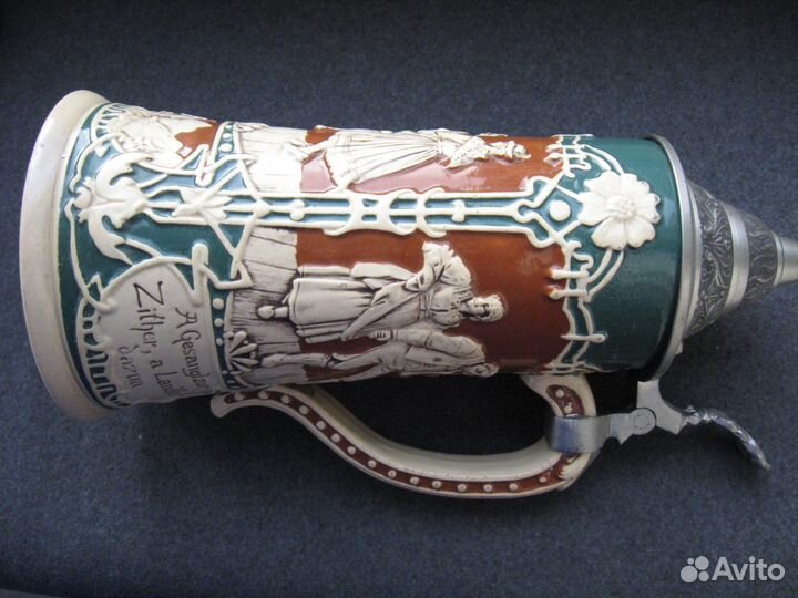 Антикварная пивная кружка 19 века