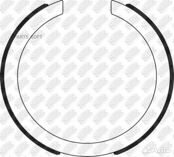 Nibk FN0696 Колодки стояночного тормоза FN0696