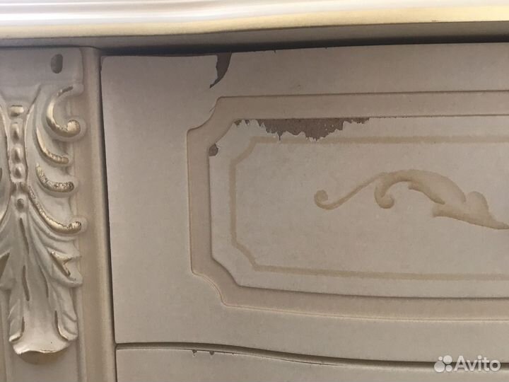 Тумба прикроватная флориана беж