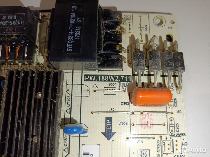 Плата питания PW.188W2.711 LC-49CUG8052E