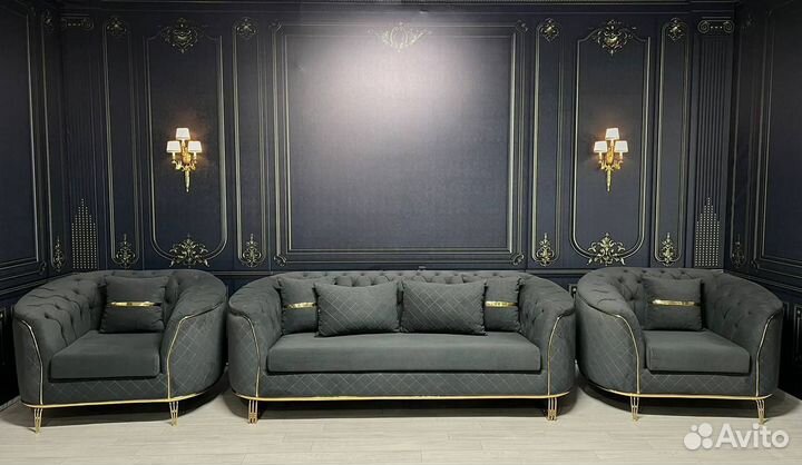 Диван и 2 кресла Bersen