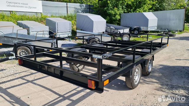 Прицеп платформа 4 на 2 с фальшбортом