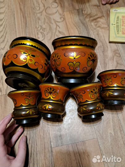 Набор столовой посуды деревянный