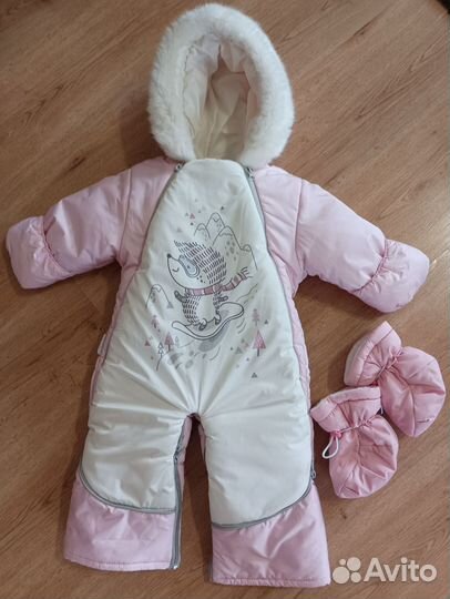 Зимний комбинезон для девочки
