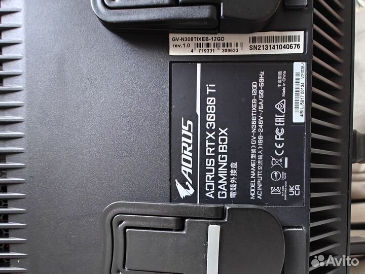 Aorus gaming BOX RTX 3080 Ti 12GB egpu