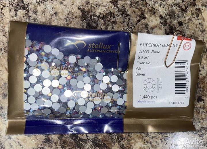 Стразы stellux, swarovski