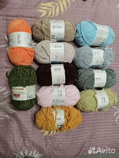 Пряжа плюшевая, himalaya dolphin baby