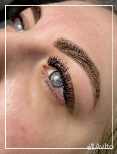 Наращивание ресниц, ламинирование бровей, пм