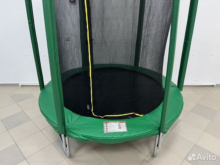 Батут Trampoline 6 диаметр 1,8 с сеткой защитной