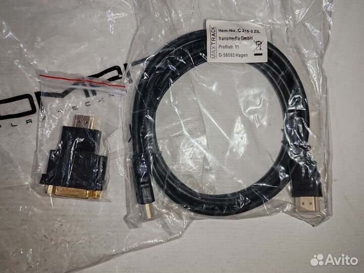 Переходник hdmi dvi d + кабель