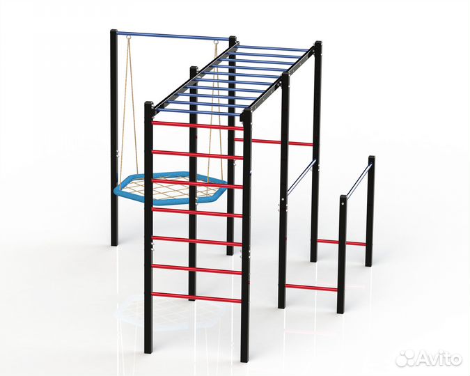 Уличный спортивный комплекс турник брусья