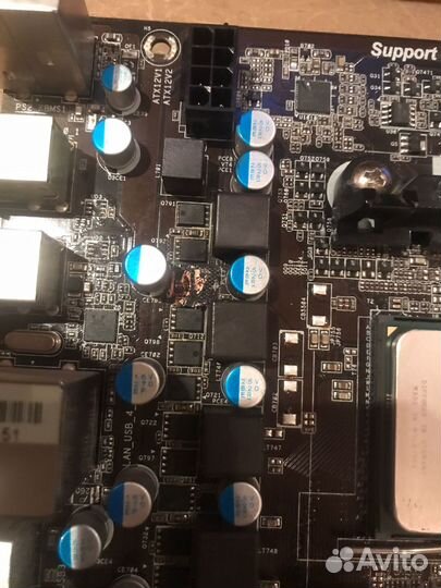 Продам мат. плату ASRock 970 Pro3 на запчасти