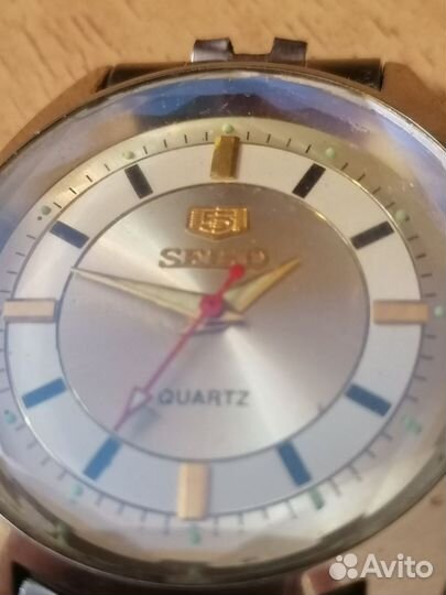 Часы seiko 5 кварцевые, Япония. Винтаж