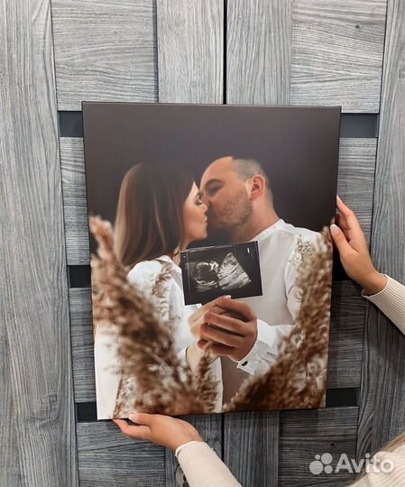 Портрет по фото на холсте