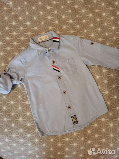 Рубашка для мальчика хлопок