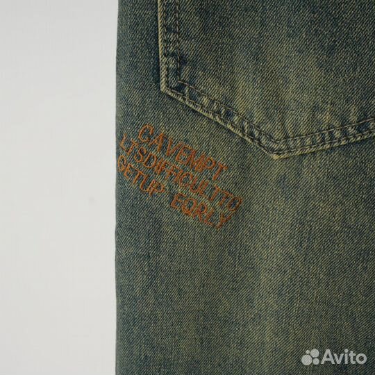 Джинсы Cavempt dark green
