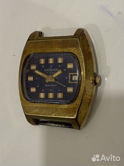 Часы наручные СССР Кардинал позолота
