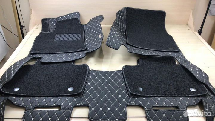 3D Коврики Range Rover Салон Багажник из Экокожи