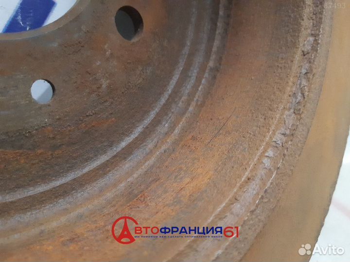 Диск тормозной задний, 4246L7 peugeot 406, 3037410