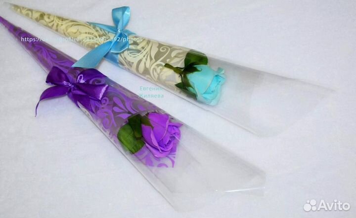 Розы из мыльной пены