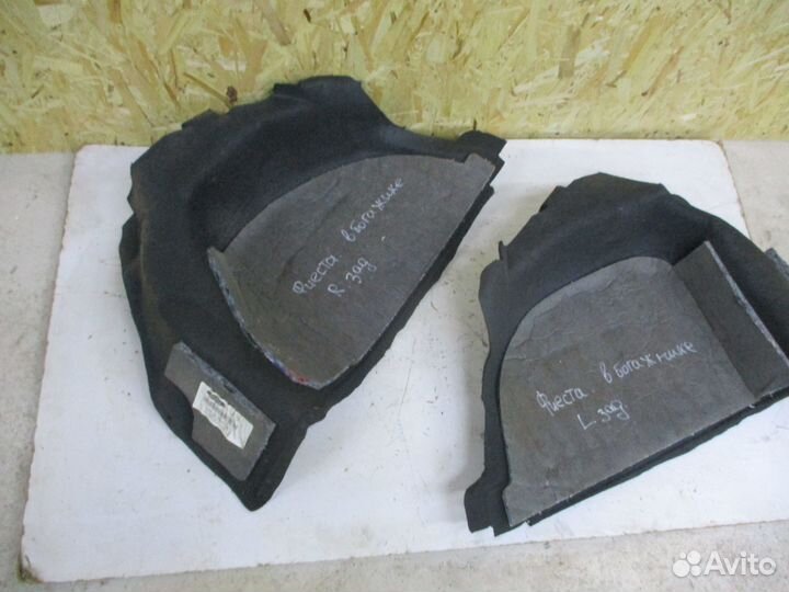 Обшивка багажника Форд Фиеста мк5 (2008)