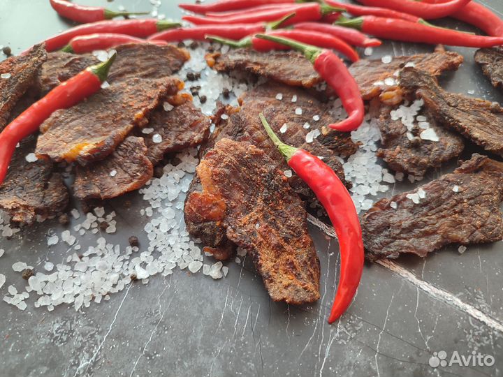 Джерки (мясные чипсы,сушеное мясо)