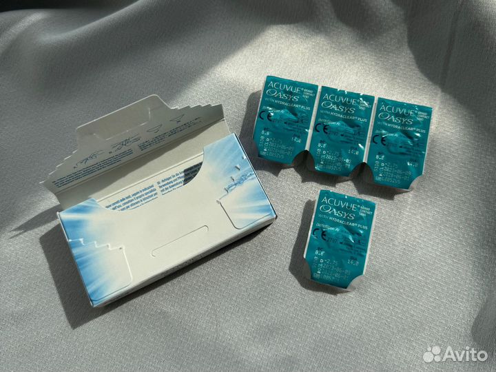 Новые линзы контактные Aquvue -1,5 -2,75 8.8